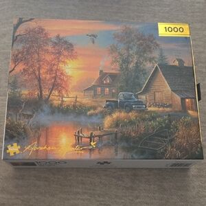 Buffalo David Bitton Tranquil Countryside Puzzle